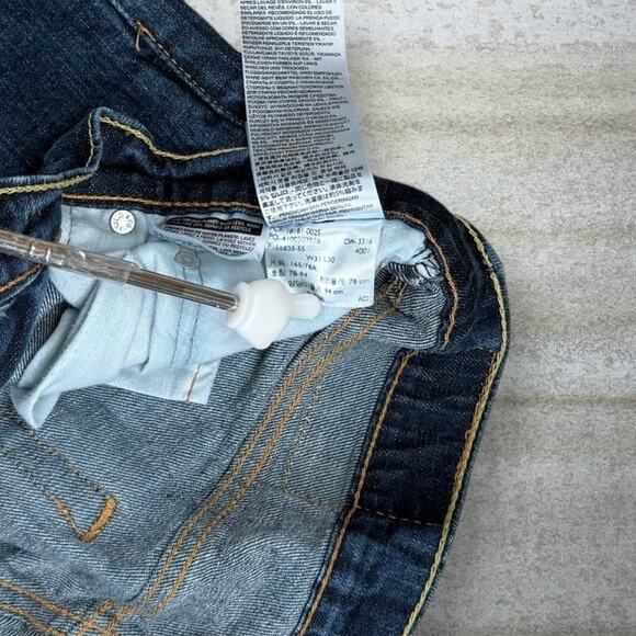 Levis Jeans 541 Athletic Tapered Fit Dark Wash Denim - Picture 6 of 6